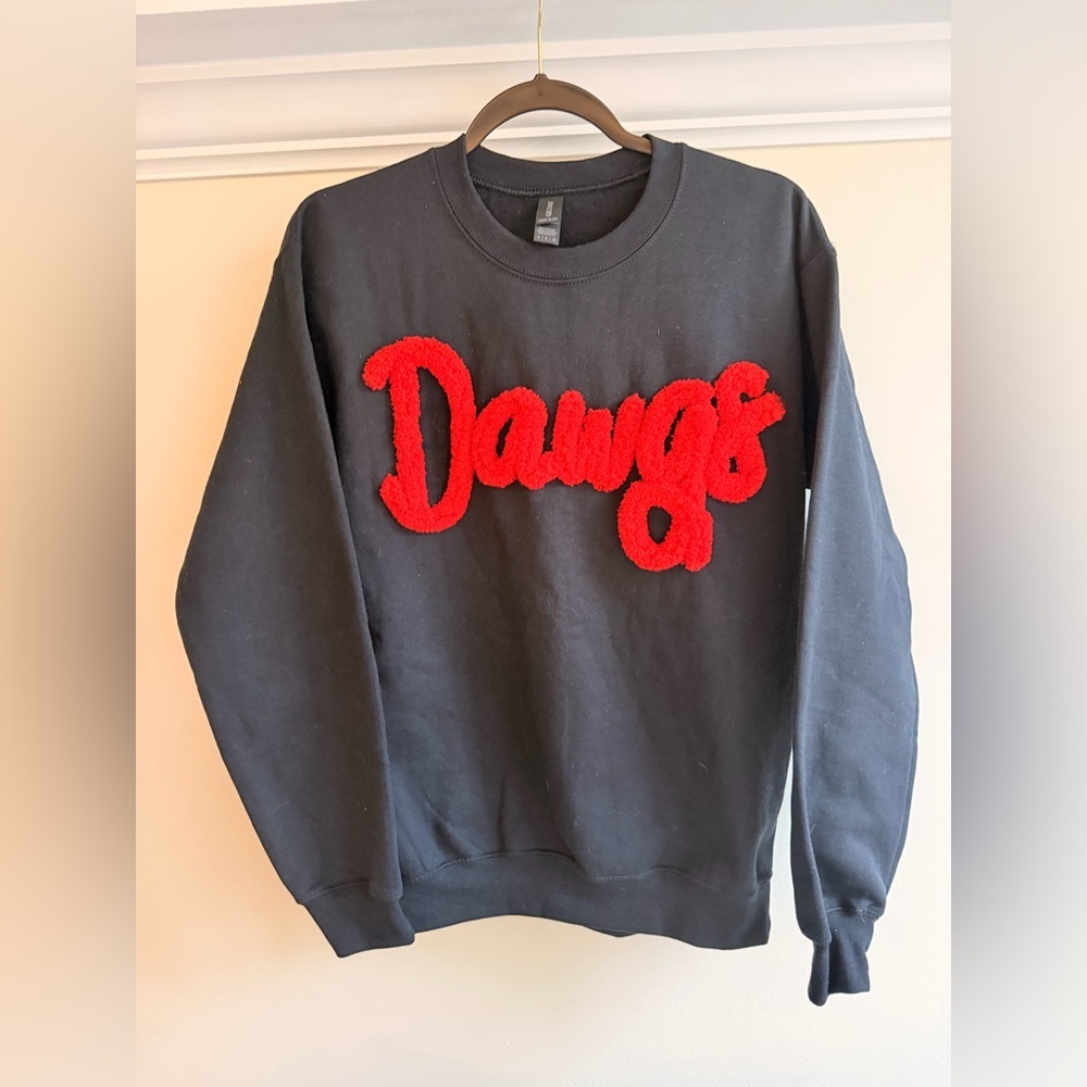 Bulldogs Chenille Embroidered Pullover: Oversized Team
Sweatshirt